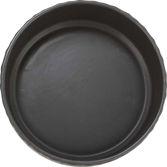 Trixie Keramikskål Ribbad Svart
