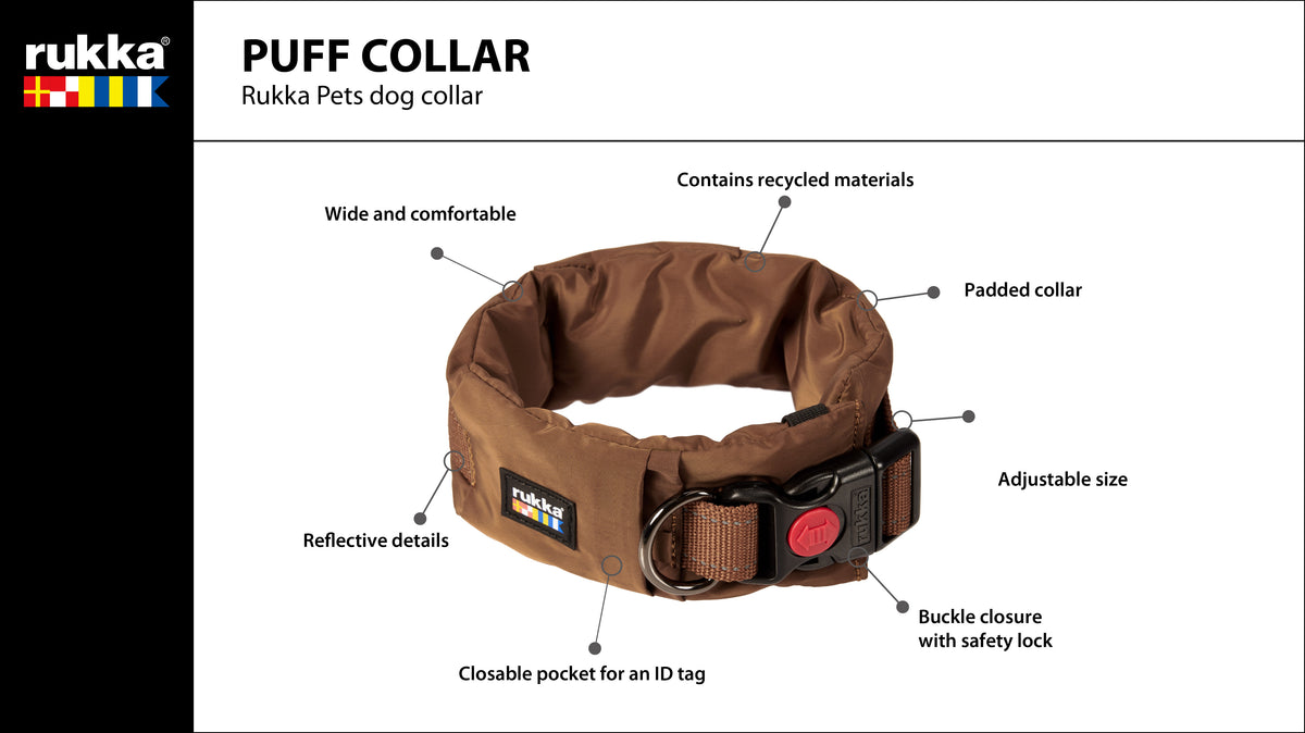 Rukka Pets Puff Collar Cognac
