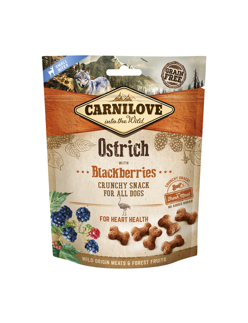 Carnilove Crunchy Snack Ostrich Blackberry