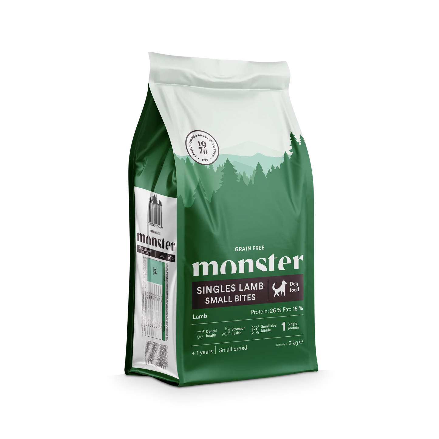 Monster Grain Free Adult Singles Lamb Small Bites