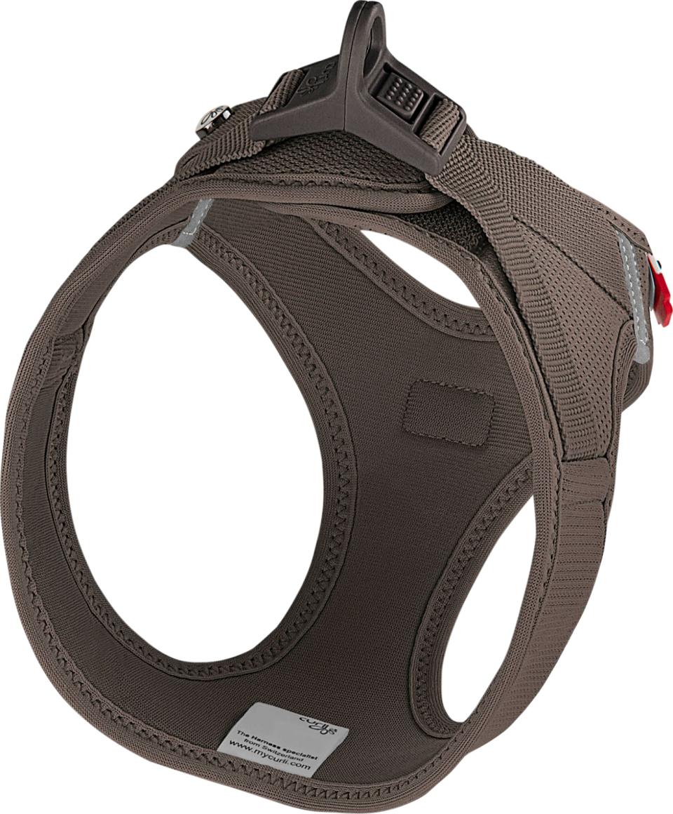 Curli Vest sele Clasp Air-Mesh Brown