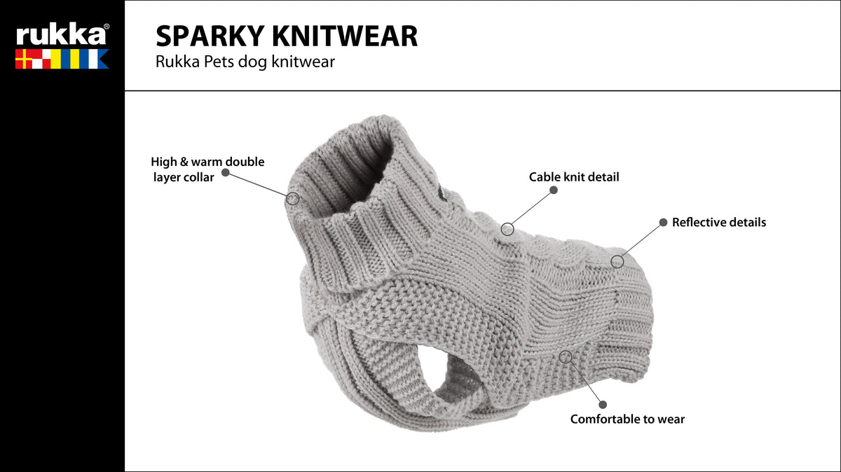 Rukka Pets Sparky Knitwear Moon