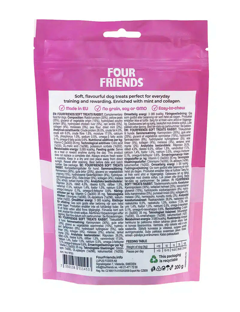 Four Friends Soft Treats Rabbit
