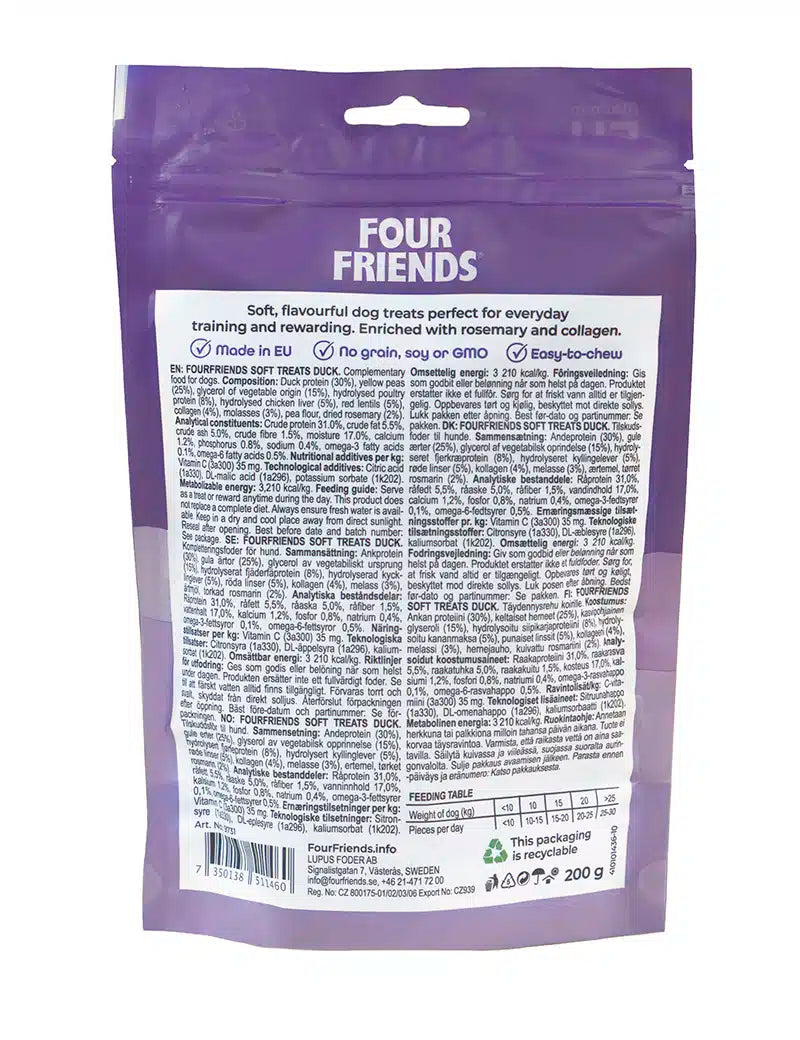 Four Friends Soft Treats Duck