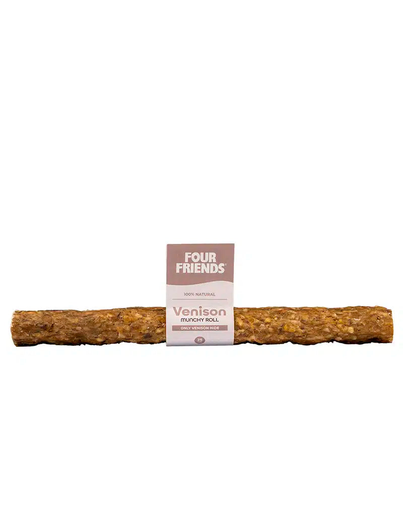 Four Friends Natural Chews Venison Munchy Roll
