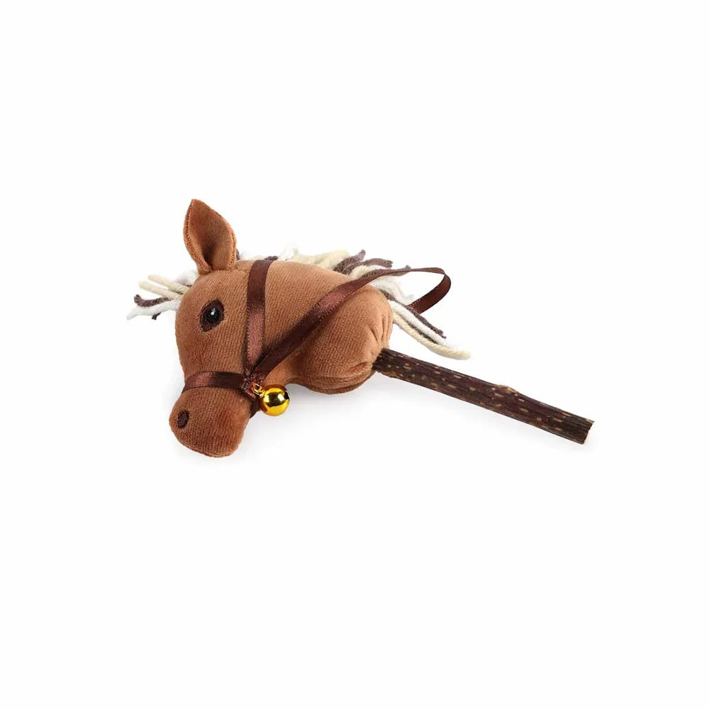 AFP Kattleksak Hobby Horse Silver Rider Tan