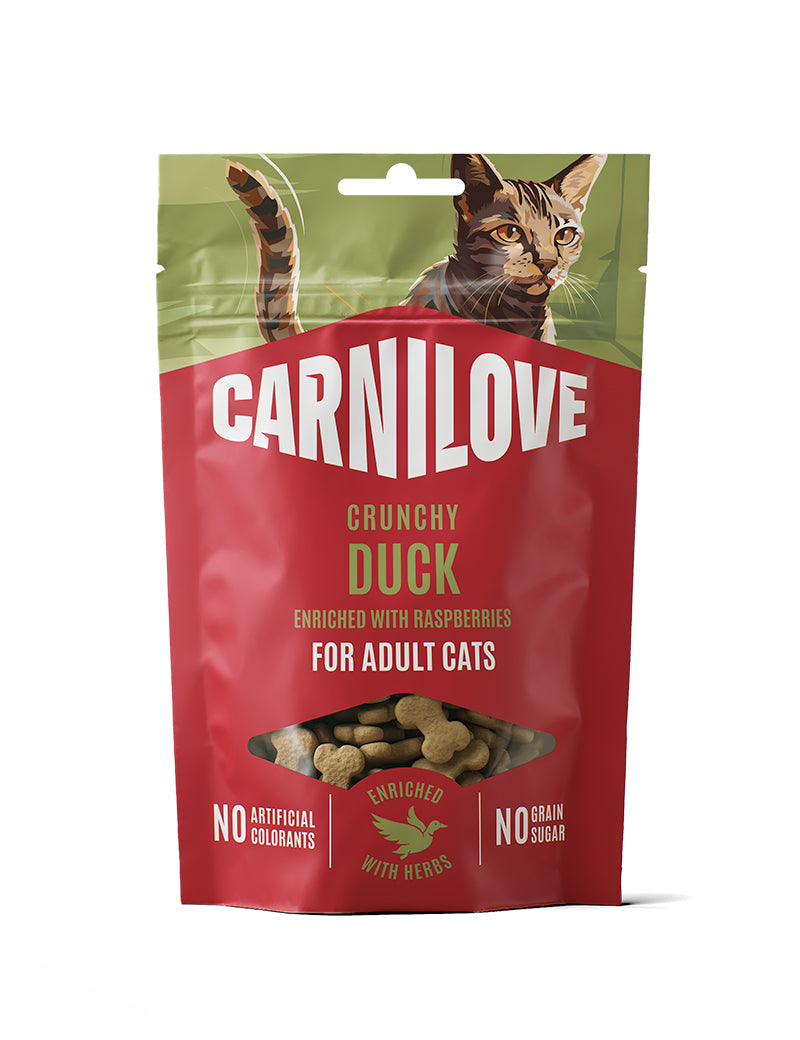 Carnilove Cat Crunchy Snack Duck Raspberries