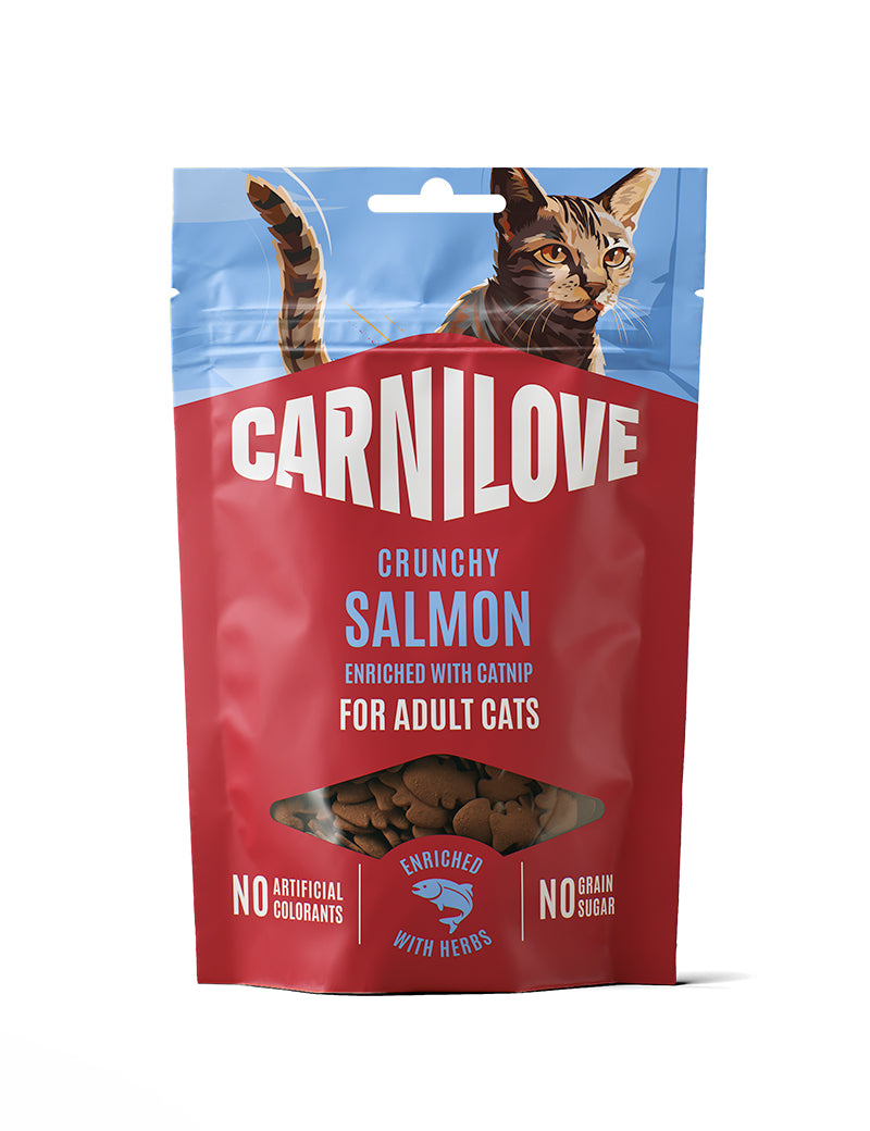 Carnilove Cat Crunchy Snack Salmon Catnip