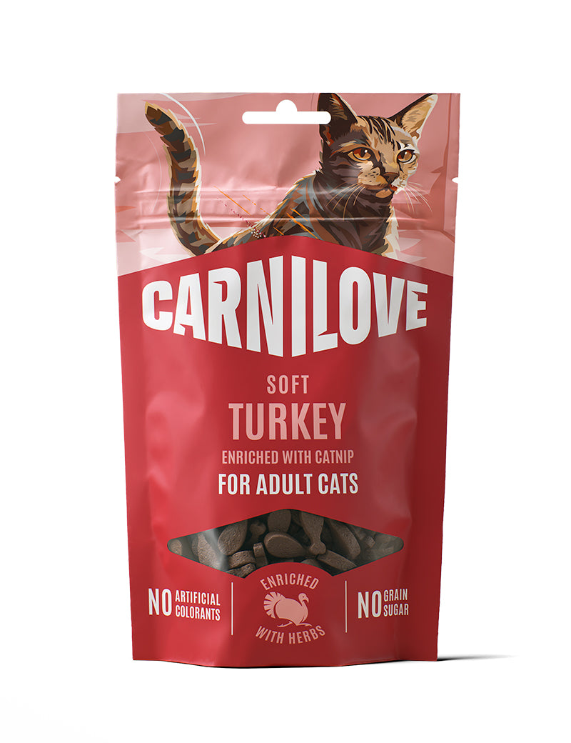 Carnilove Cat Soft Snack Turkey Catnip