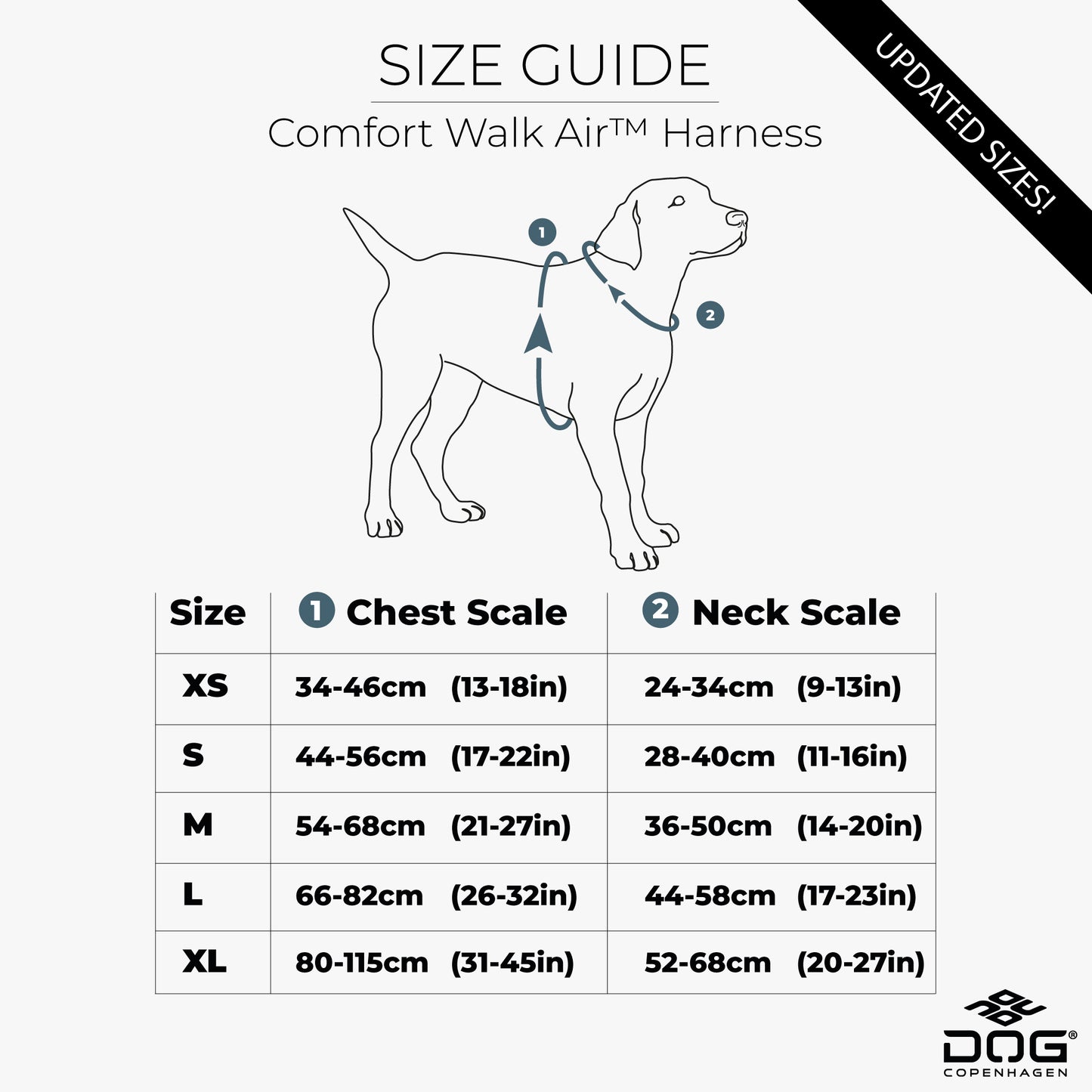 Dog Copenhagen Walk Air Harness Black