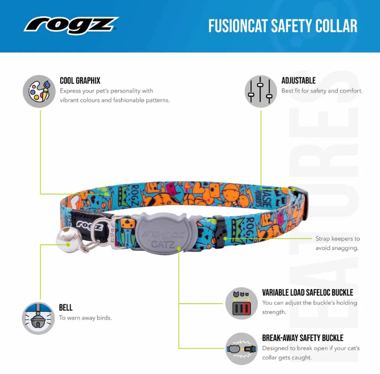 Dogman Cat Collar Stina Black