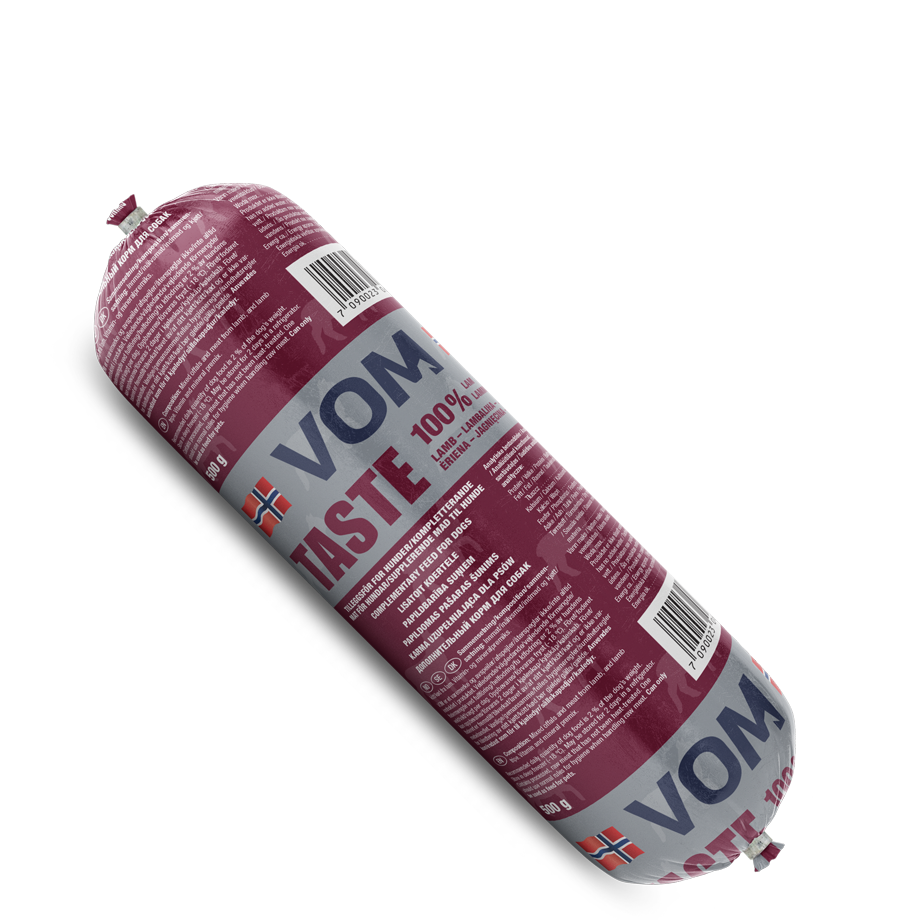 VOM og Hundemat Taste Lamm