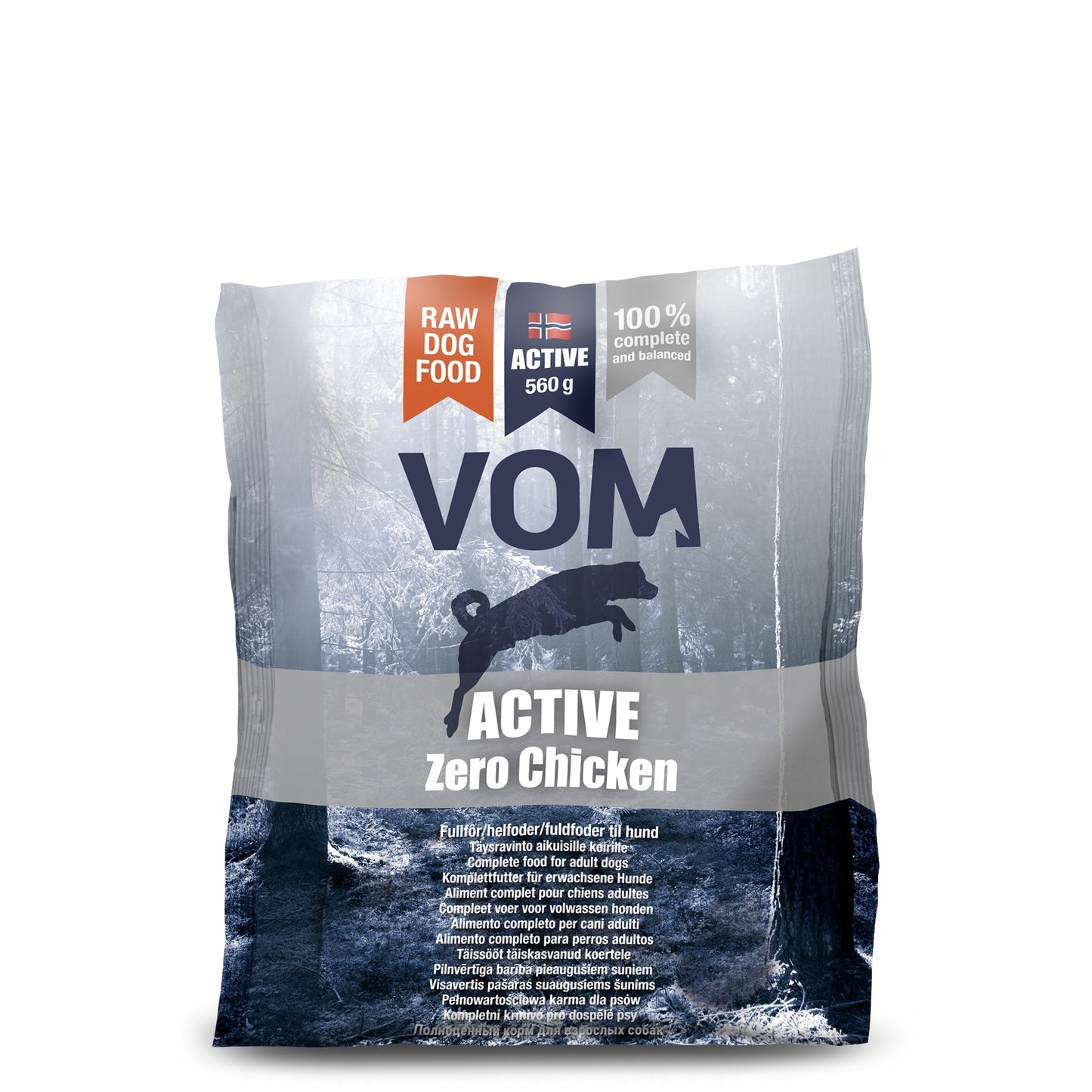 VOM og Hundemat Active Zero Chicken Köttbullar