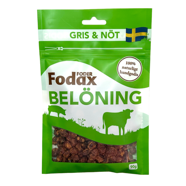 Fodax Belöning Gris-Nöt
