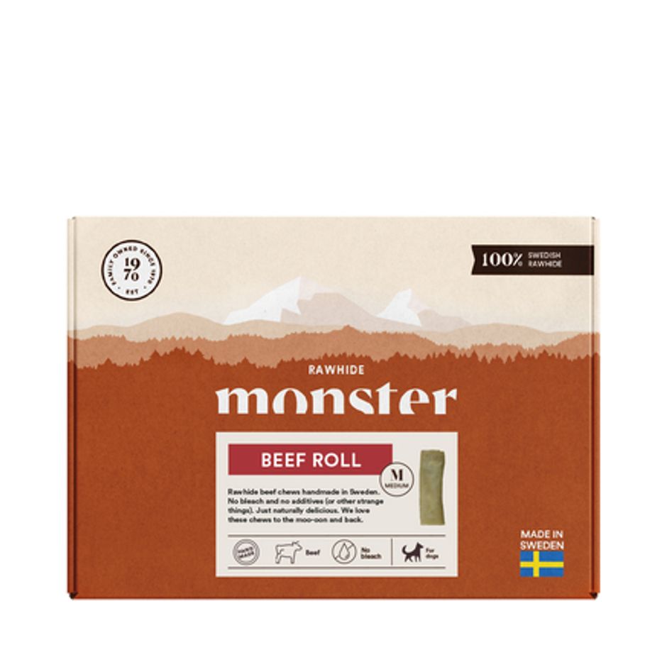 Monster Rawhide Beef Roll Box