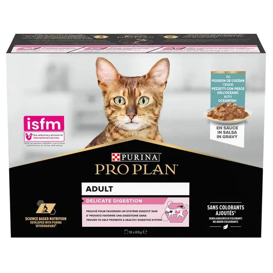Purina Pro Plan Cat Adult Delicate Ocean Fish 10x85g