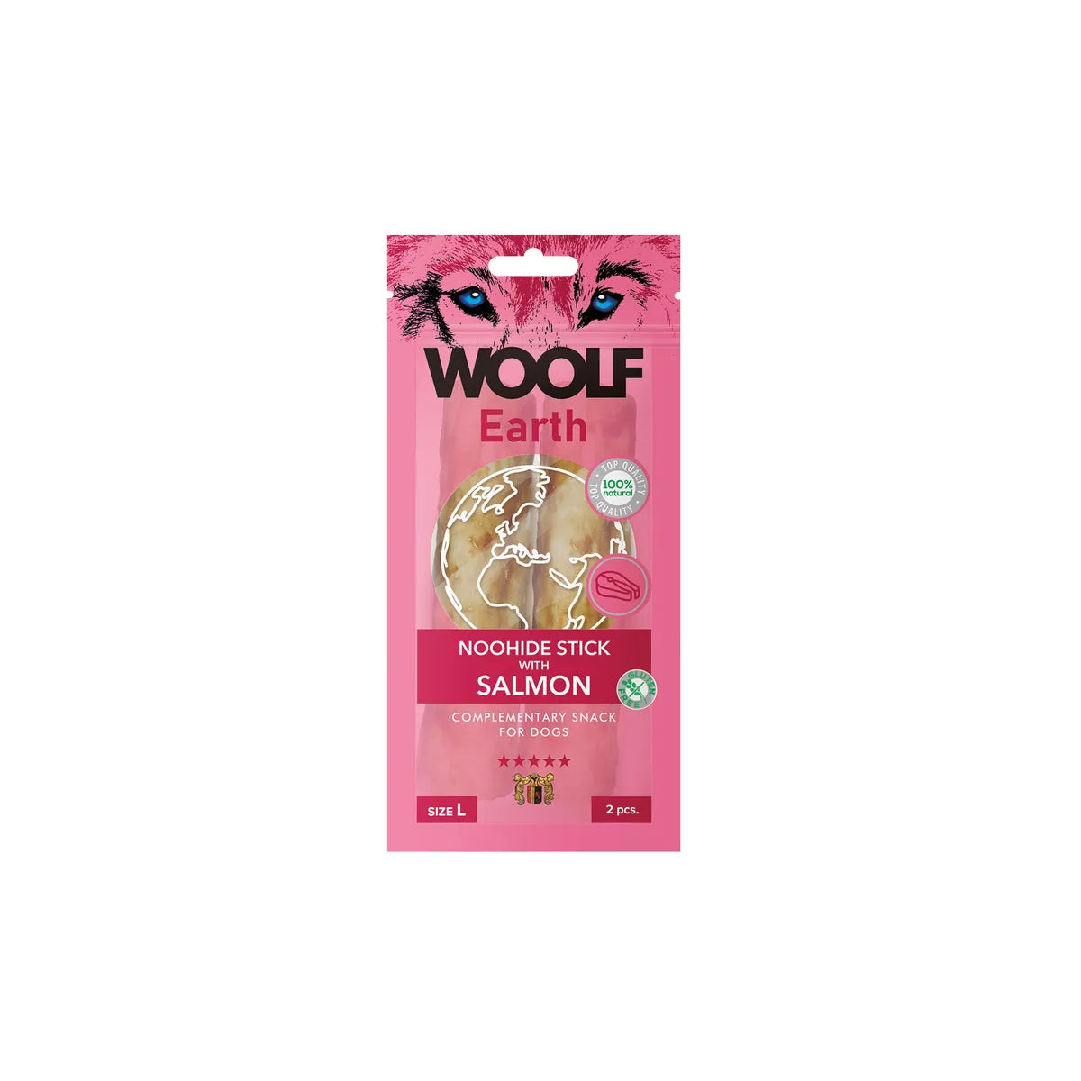 Woolf Earth Noohide Stick Salmon