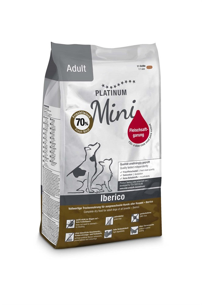 Platinum Mini Adult Iberico+Greens 900 g