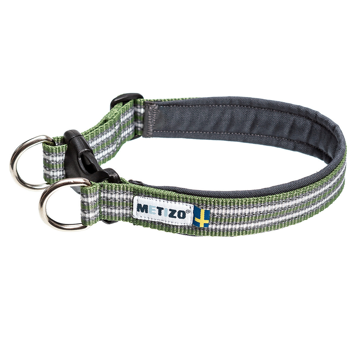 Metizo Halsband Fast Olivgrön