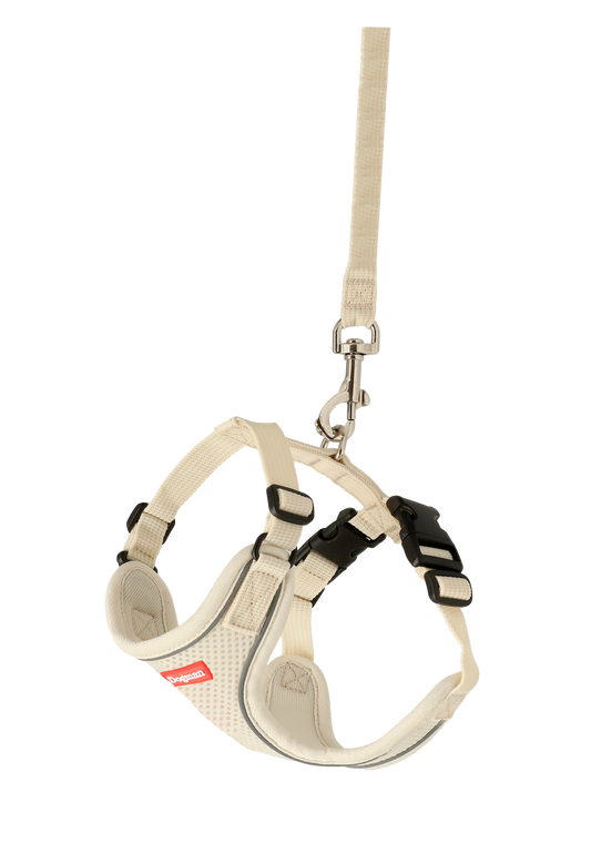 Dogman Air Mesh Sele för Katt Beige