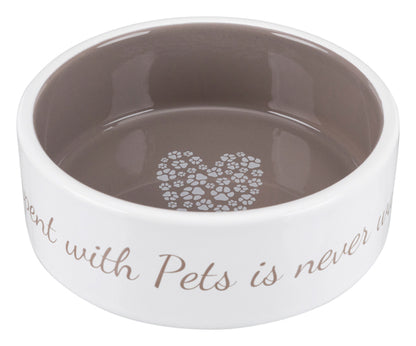 Trixie Keramikskål Pet's Home Cream/Taupe