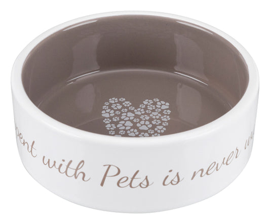 Trixie Keramikskål Pet's Home Cream/Taupe