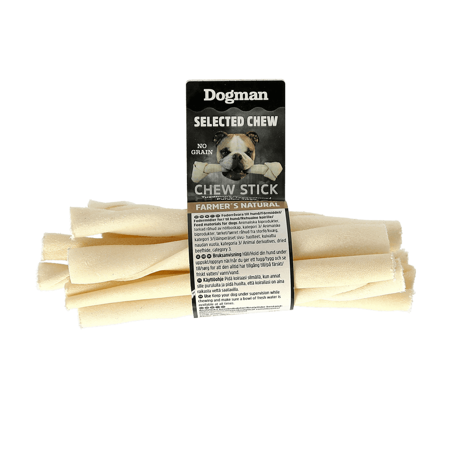 Dogman Selected Chewing Sticks Natural 10p 12.5cm