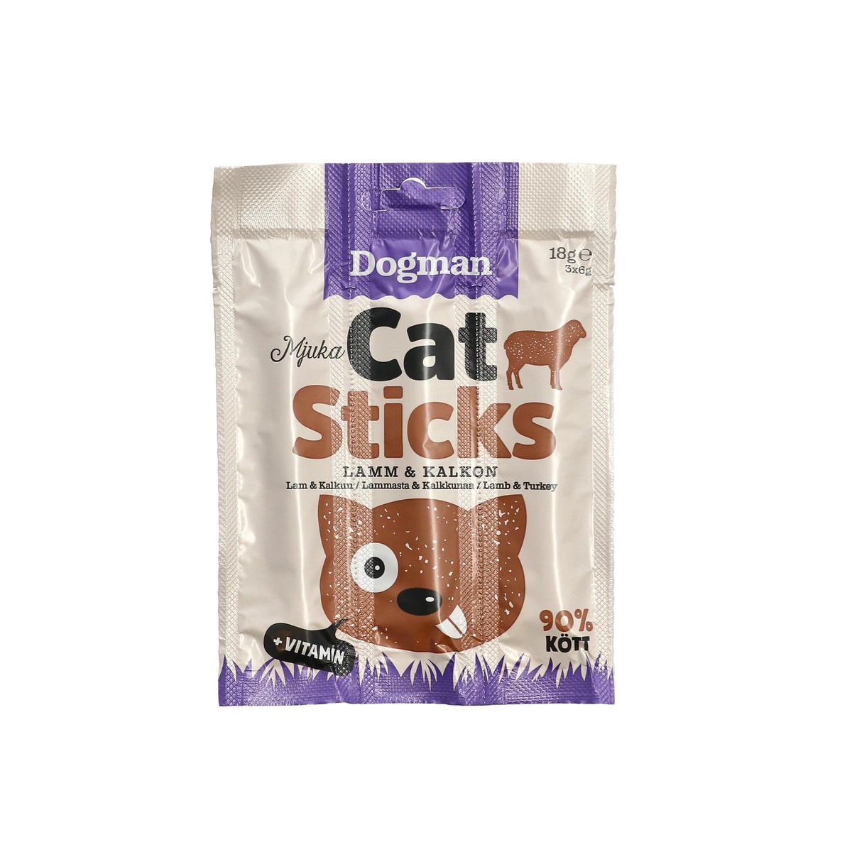 Dogman Cat Sticks Kalkon/Lamm