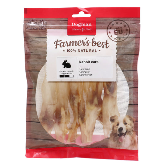 Dogman Farmers Best Rabbit Ears 60g