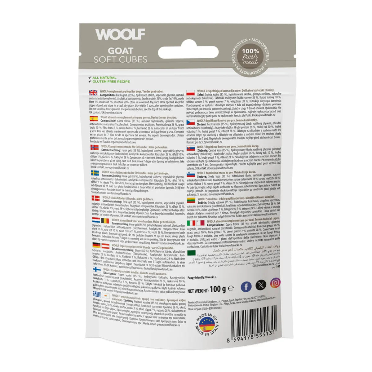 Woolf Soft Cubes Goat