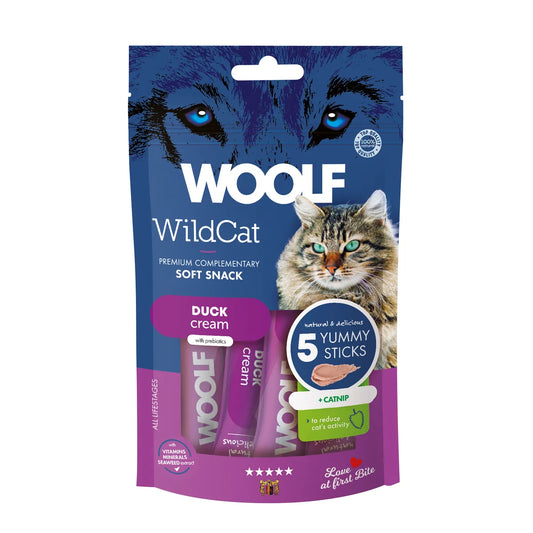 Woolf Wildcat Cream Duck + Catnip