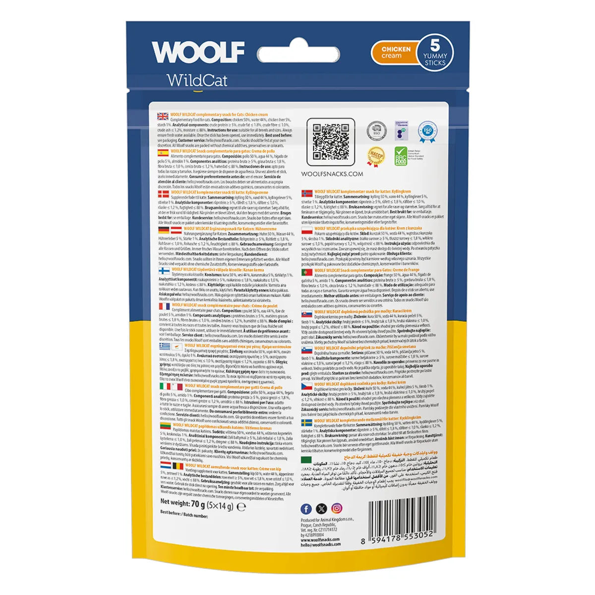 Woolf Wildcat Cream Chicken