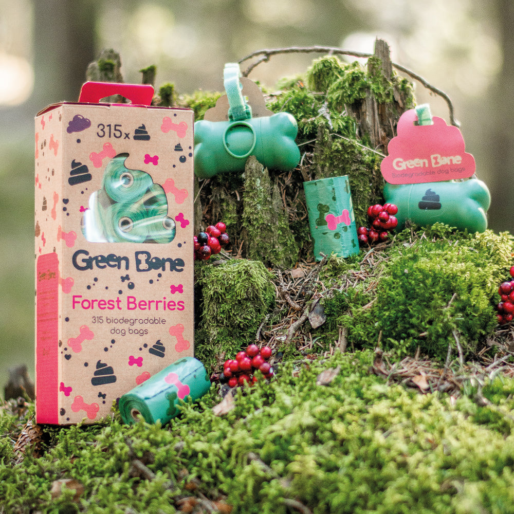 Green Bone Bajspåsar Forest Berries