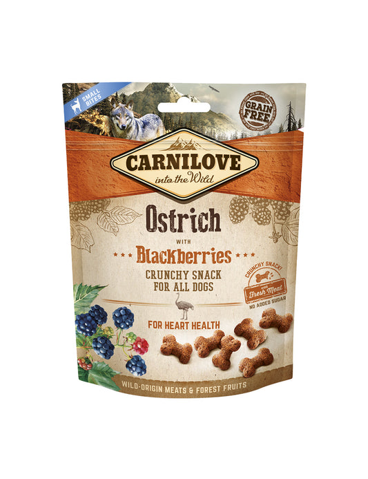 Carnilove Crunchy Snack Ostrich Blackberry