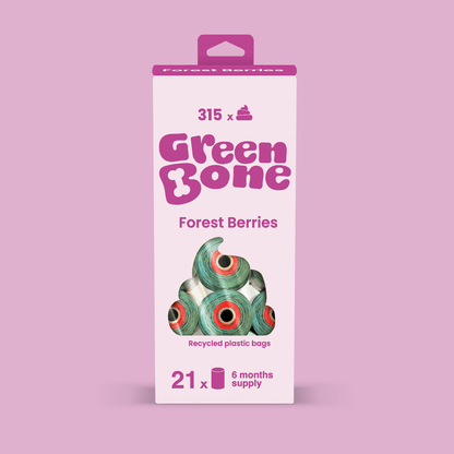 Green Bone Bajspåsar Forest Berries