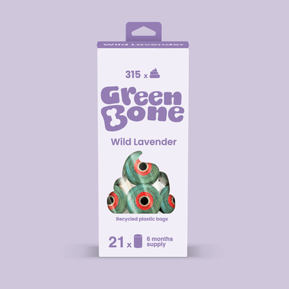 Green Bone Bajspåsar Wild Lavender