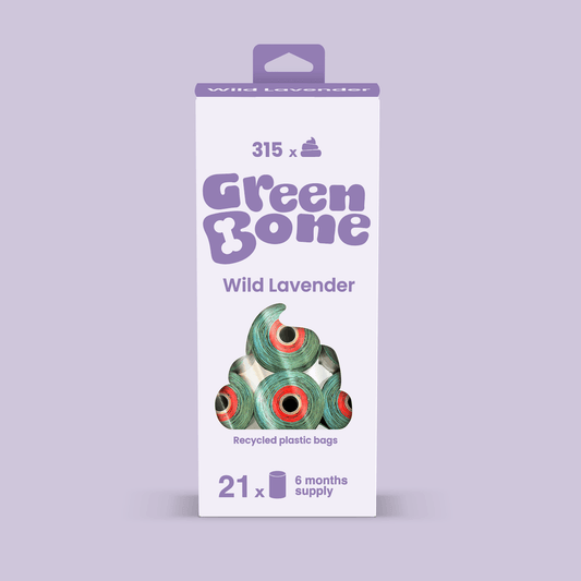 Green Bone Bajspåsar Wild Lavender