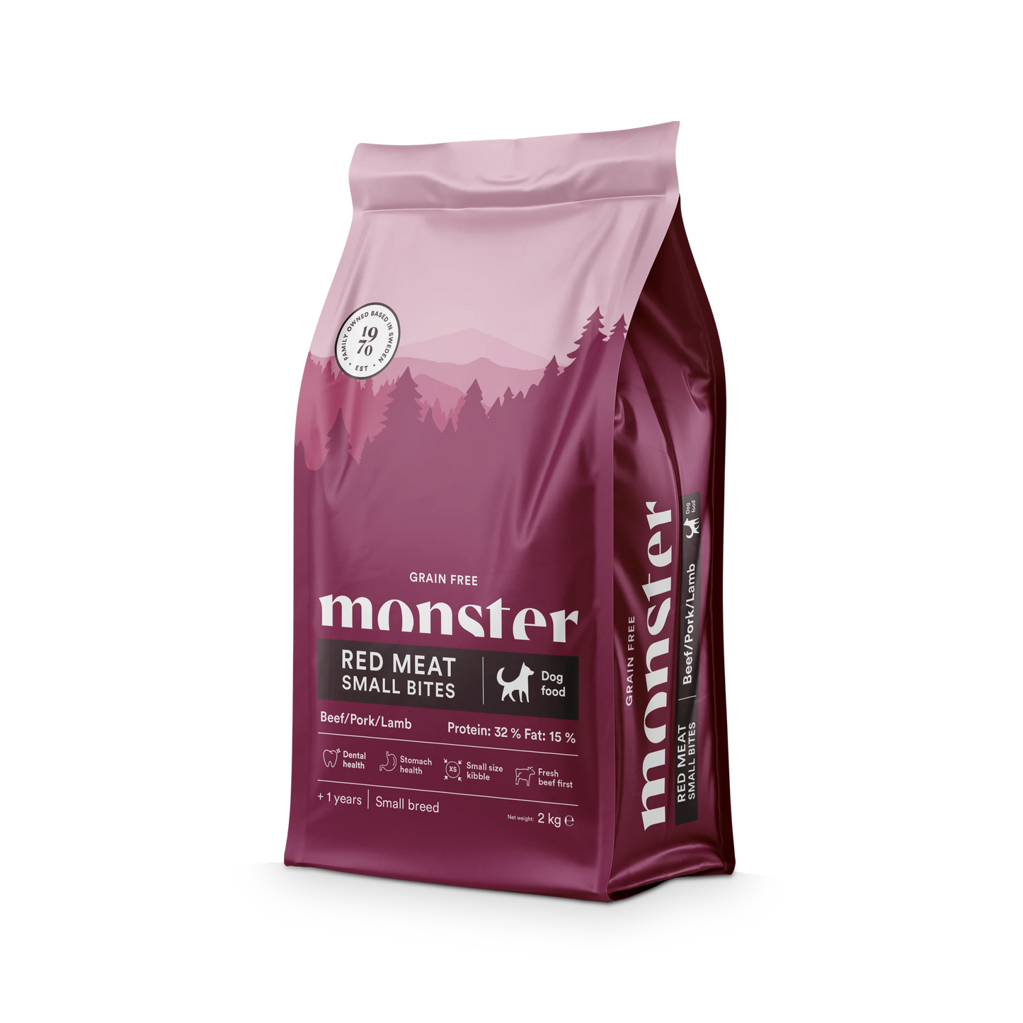 Monster Grain Free Adult Red Meat Small Bites