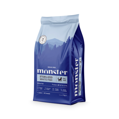 Monster Grain Free Sterilized White Fish