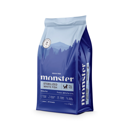 Monster Grain Free Sterilized White Fish
