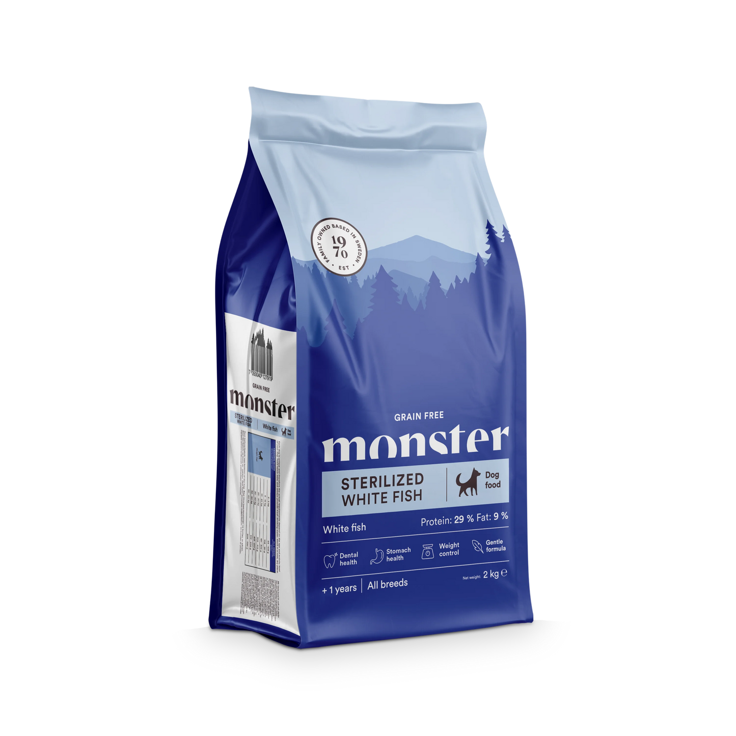Monster Grain Free Sterilized White Fish