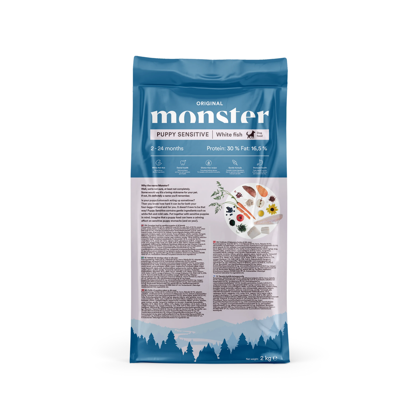 Monster Original Puppy Sensitive White Fish