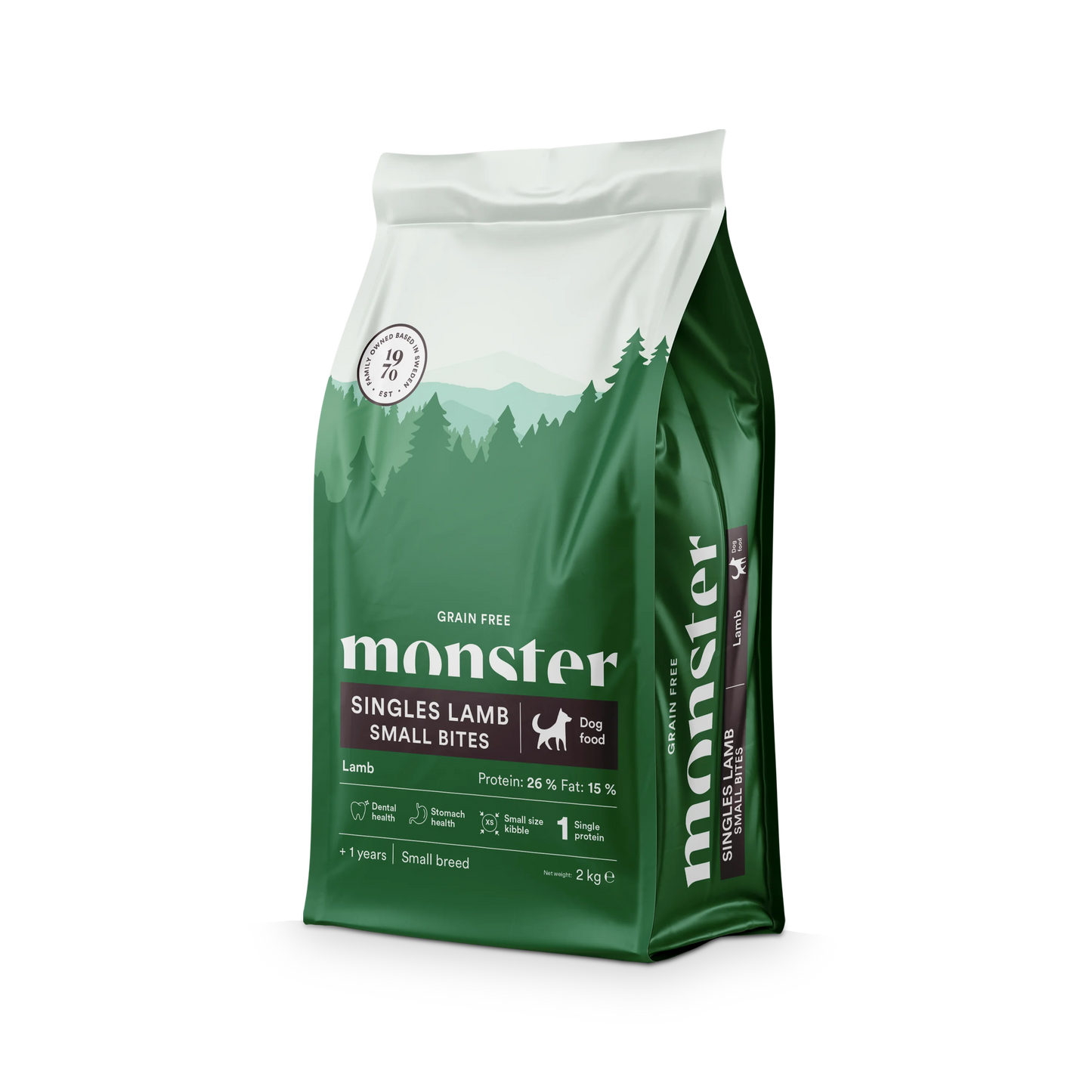 Monster Grain Free Adult Singles Lamb Small Bites