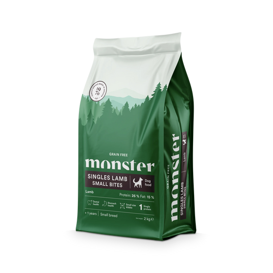 Monster Grain Free Adult Singles Lamb Small Bites