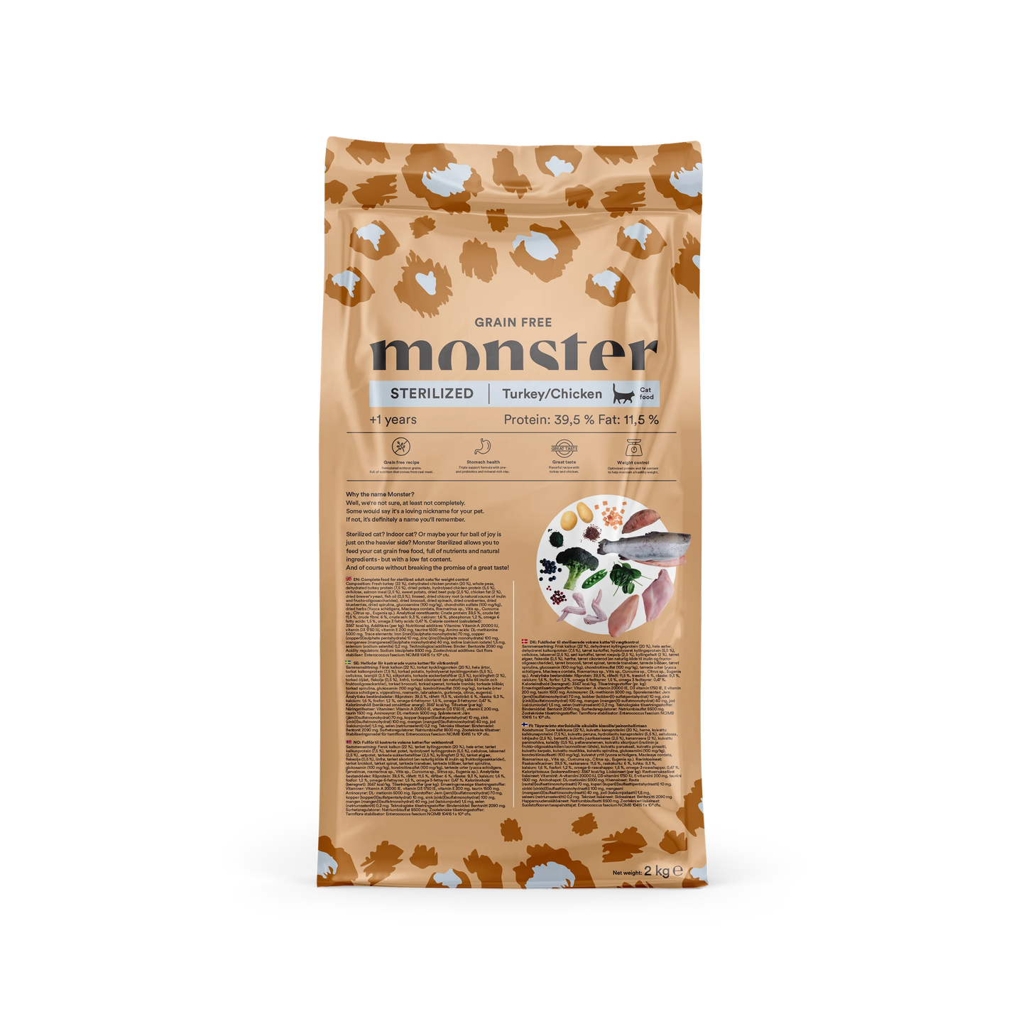 Monster Cat Grain Free Sterilized