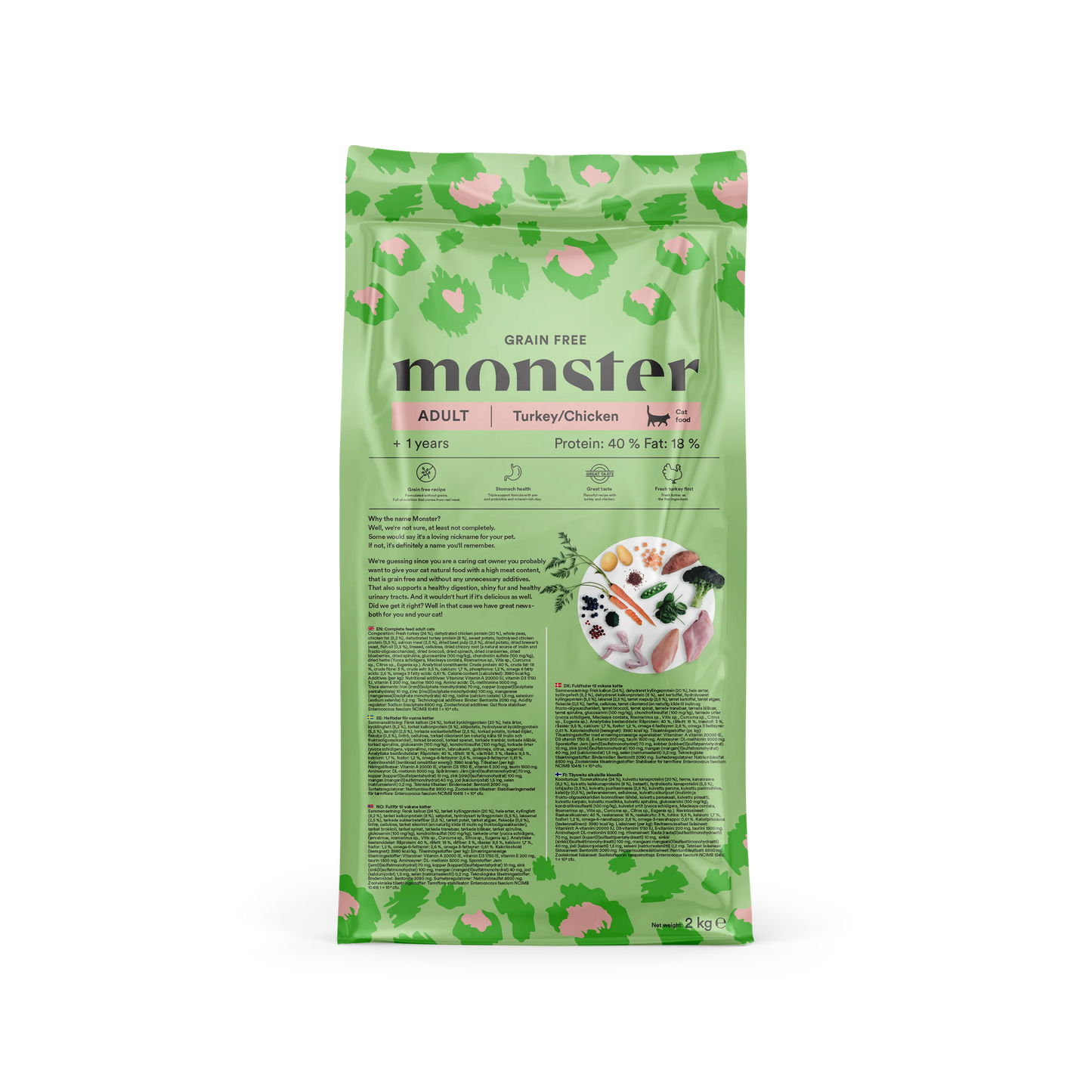Monster Cat Grain Free Adult