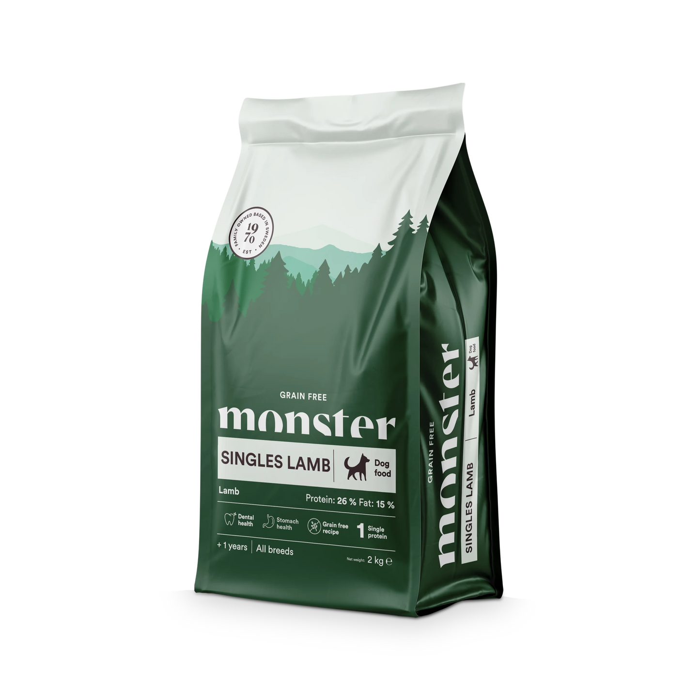 Monster Grain Free Adult Singles Lamb