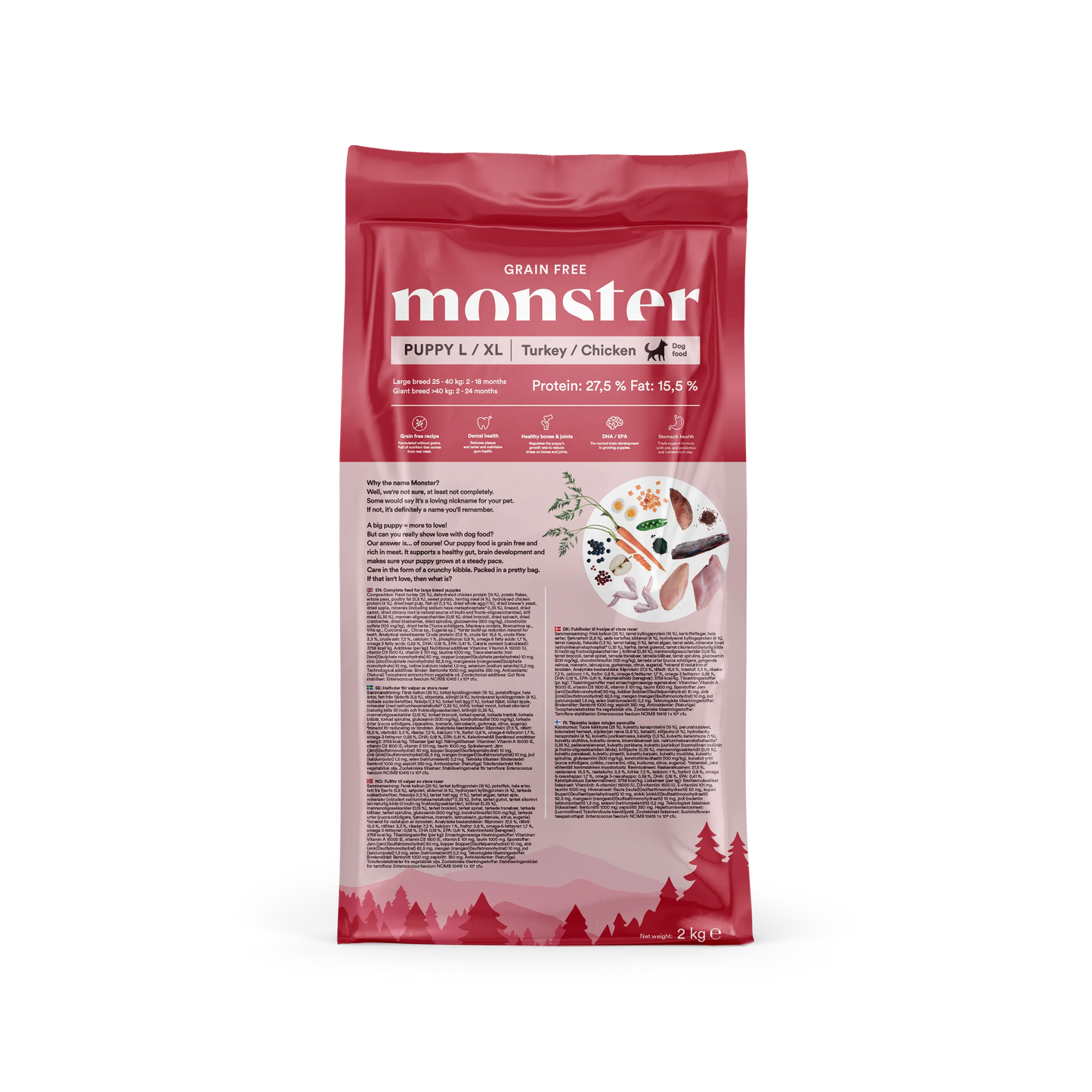 Monster Grain Free Puppy L/XL