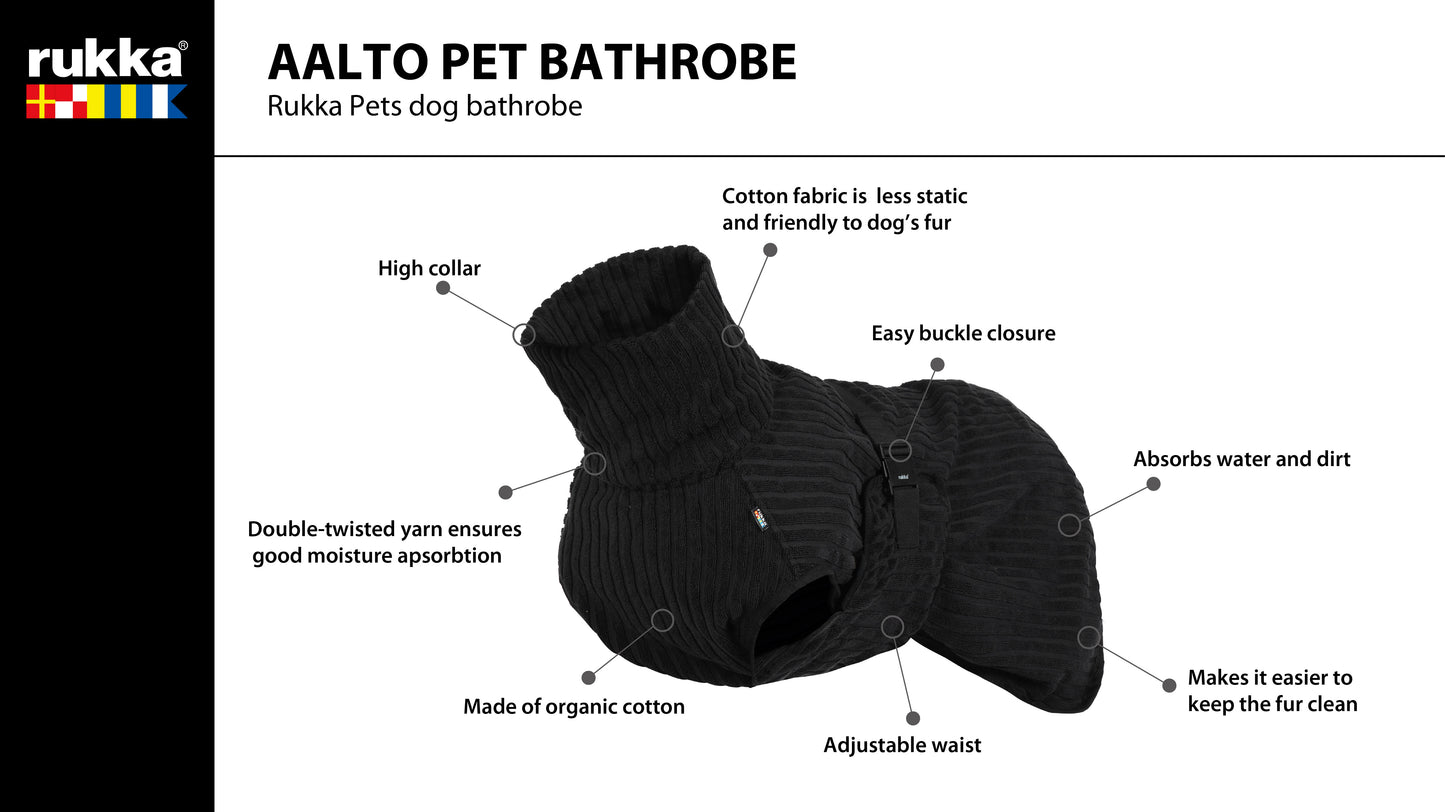 Rukka Pets x LUHTA HOME Aalto Pet Bathrobe