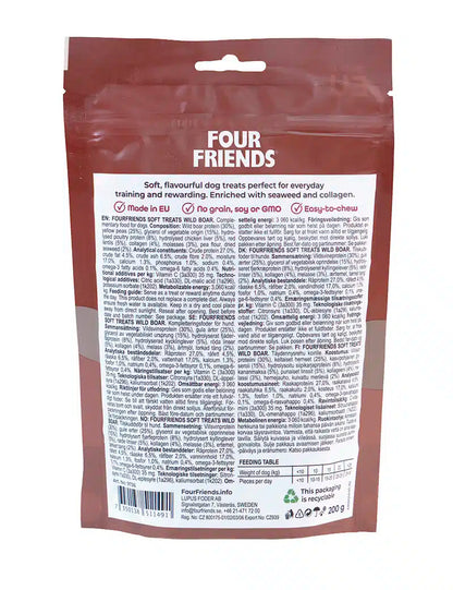 Four Friends Soft Treats Wild Boar